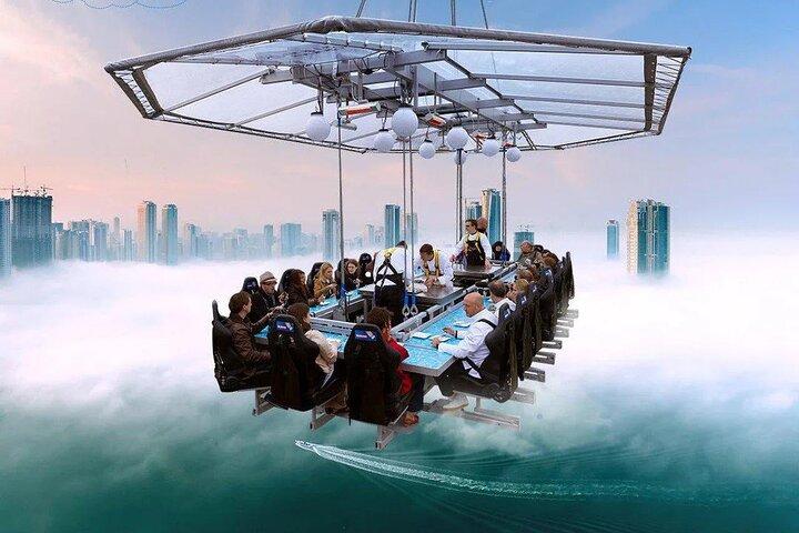 Dubai: Middag i himlen Fine middag og valgfrie overførsler