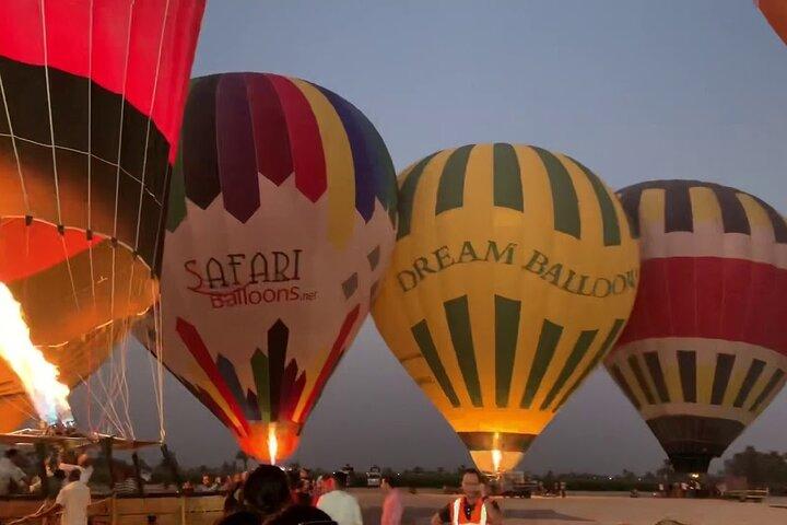 Luxury Sunrise Balloon Ride in Luxor with Private Hotel Pickup