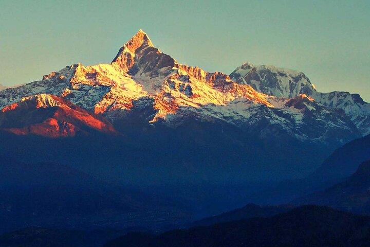 Private geführte Sarangkot Sunrise-Tour mit Abholung von Pokhara