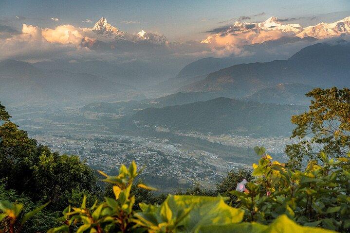 Private geführte Sarangkot Sunrise-Tour mit Abholung von Pokhara