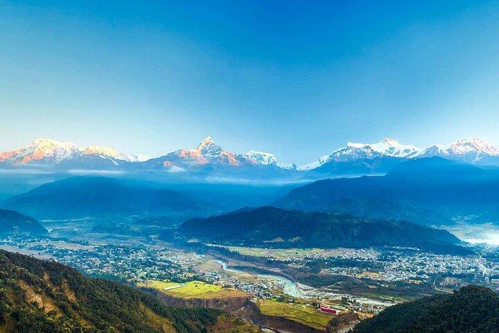 Private geführte Sarangkot Sunrise-Tour mit Abholung von Pokhara