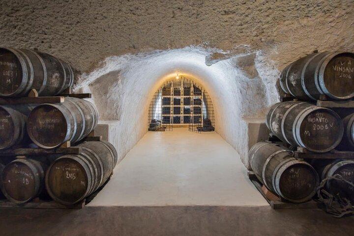 Tour de vinhos de Santorini com pôr do sol em Oia