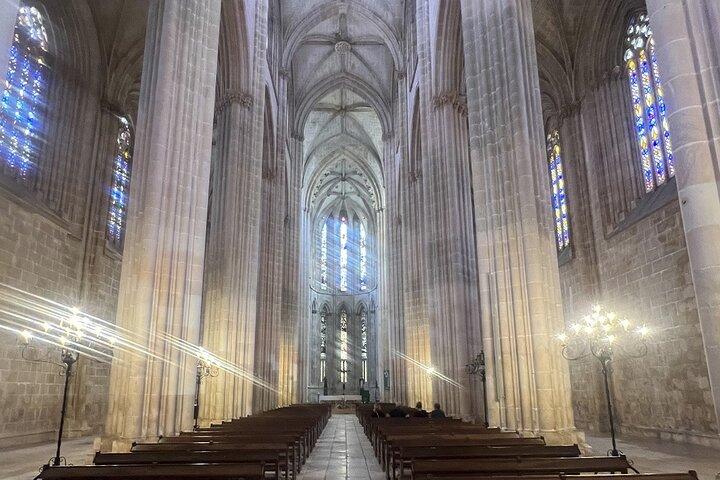 Transporte privado de dia inteiro para Tomar e Batalha saindo de Lisboa