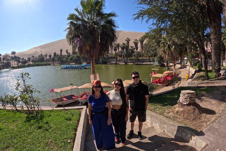 Rota do pisco e do vinho, Huacachina, Buggies, Sandboard e pôr do sol