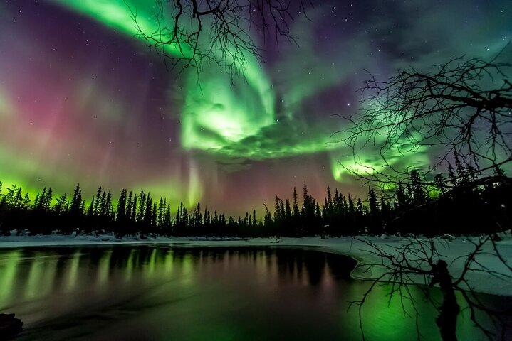 Northern Lights Hunt Inclusief snacks op kampvuur vanuit Rovaniemi