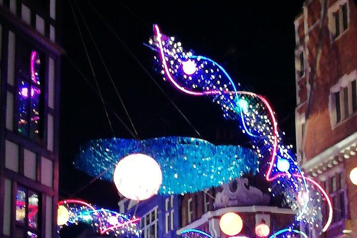 Visite privée des lumières de Noël à Londres avec guide local