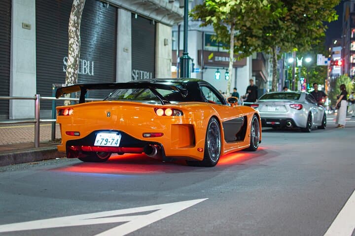 1-Hour Tokyo Tour in Tokyo Drift Mazda RX7