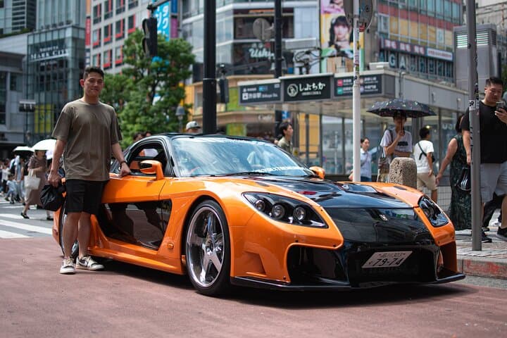 1-Hour Tokyo Tour in Tokyo Drift Mazda RX7