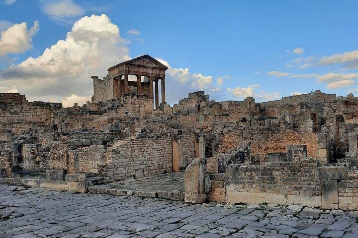 Antiquité captivante guidée Bulla Regia & Dougga depuis Hammamet