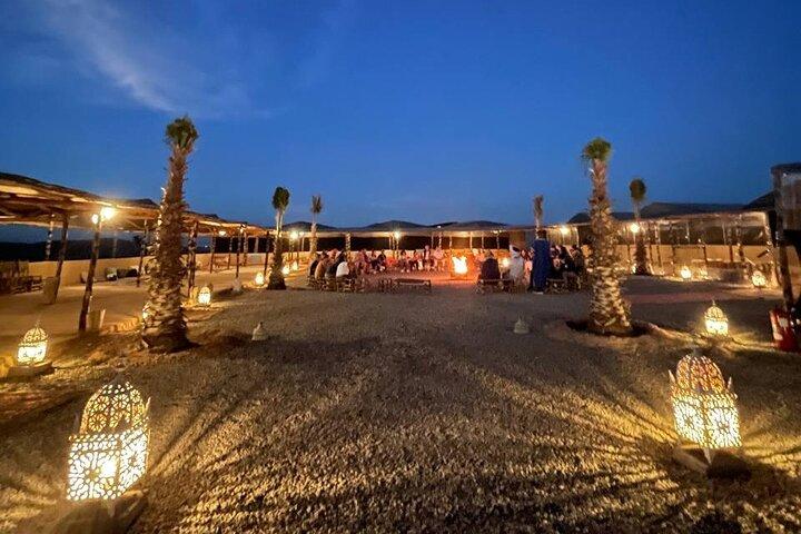 Magical dinner and show in Agafay desert with camel ride