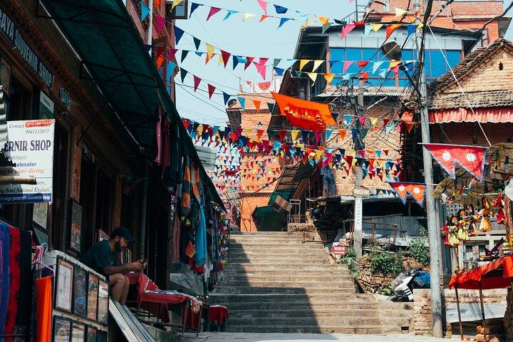 Volledige dag Nagarkot zonsopgang en wandelen naar Kathmandu privétour
