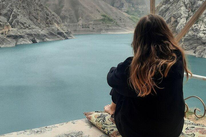 Visite privée d'une journée complète dans les sept lacs au départ de Samarkand