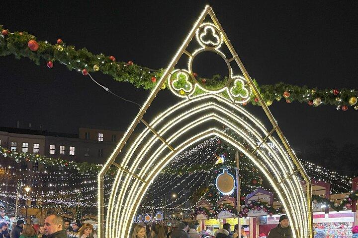 Vandring i Prags julmarknad och festligheter