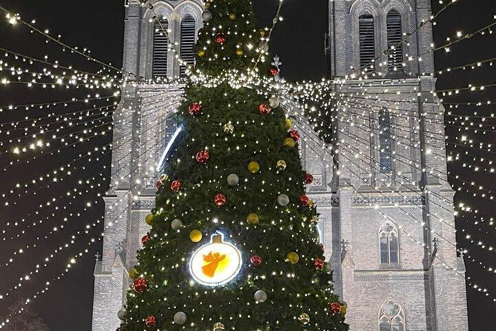 Vandring i Prags julmarknad och festligheter
