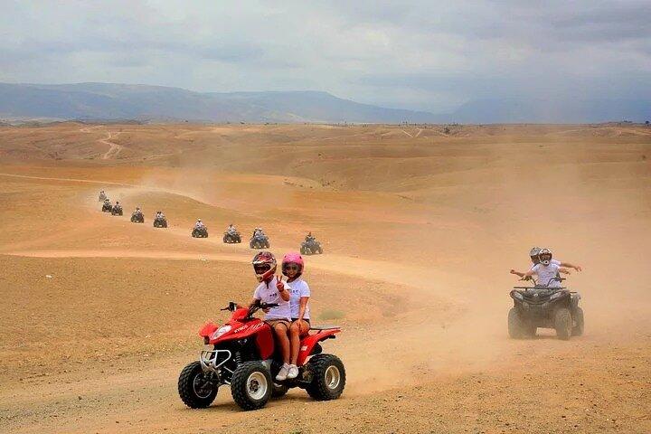 Oplev Agafay-ørkenen med en ekspert via Quad (ATV).