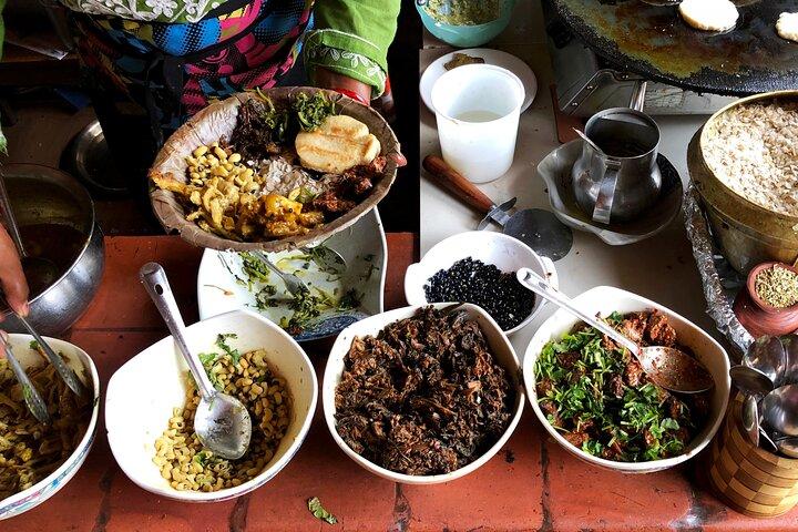 Gående lokal streetfood privat tur i Kathmandu