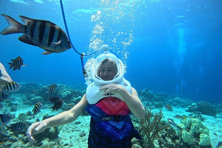 シートレックキュラソー：水中ヘルメットウォーク、水泳不要