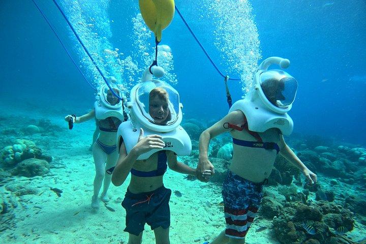 シートレックキュラソー：水中ヘルメットウォーク、水泳不要