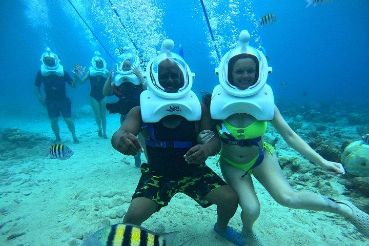 シートレックキュラソー：水中ヘルメットウォーク、水泳不要