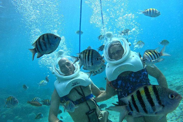 シートレックキュラソー：水中ヘルメットウォーク、水泳不要