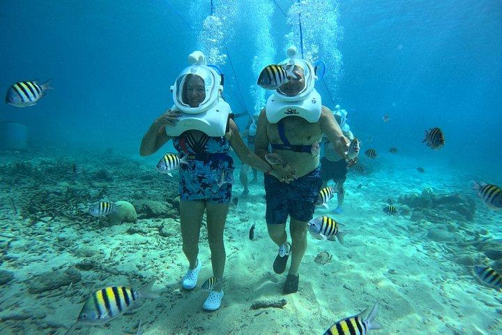 シートレックキュラソー：水中ヘルメットウォーク、水泳不要