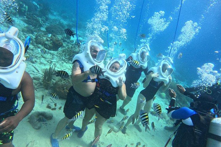 シートレックキュラソー：水中ヘルメットウォーク、水泳不要
