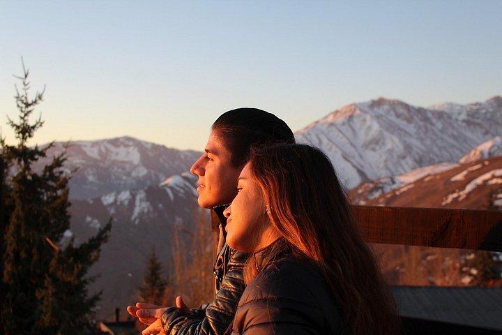 Sunset in the Andes Mountains