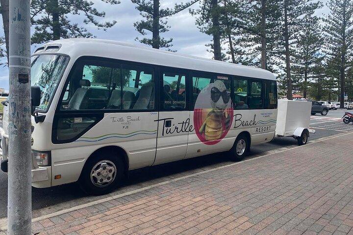 Gold Coast Lufthavn Privat Transfer for 1 til 15 passagerer