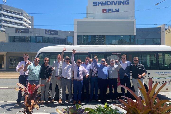 Gold Coast Lufthavn Privat Transfer for 1 til 15 passagerer
