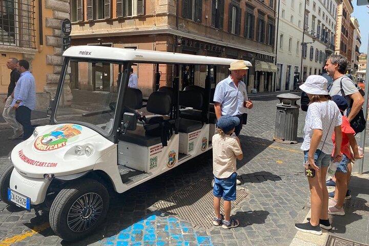 Roma : 3 Horas Tour privado/grupo carrinho de golfe com transporte do hotel