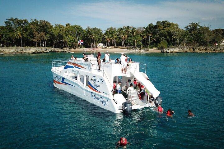 Halvdags Sosua Sunset Cruise med snorkling