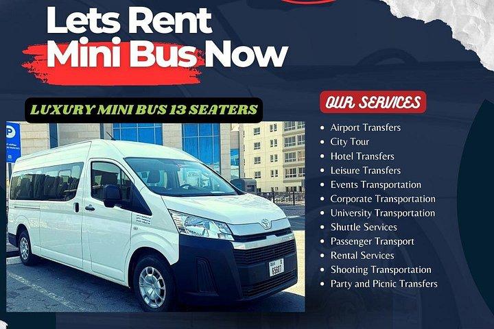 Private, Small and Big Groups Rent a Van in Dubai