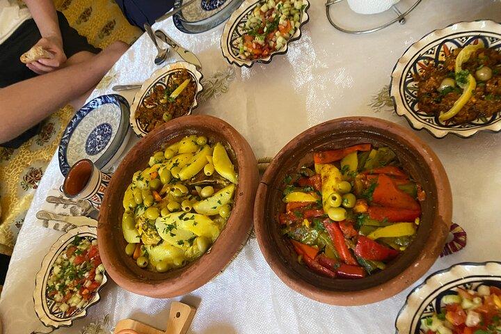 Cooking Class with Bread Workshop and Pastry in Fes