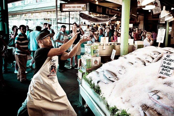 Visite gastronomique du marché aux brochets de Seattle avec 8 dégustations authentiques et locales