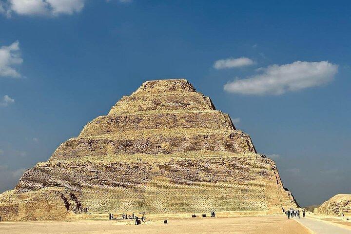 Privat dagstur till pyramiderna i Giza och Saqqara-pyramiden