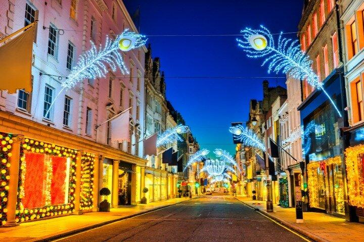 London Christmas Lights Self Guided Walking Tour