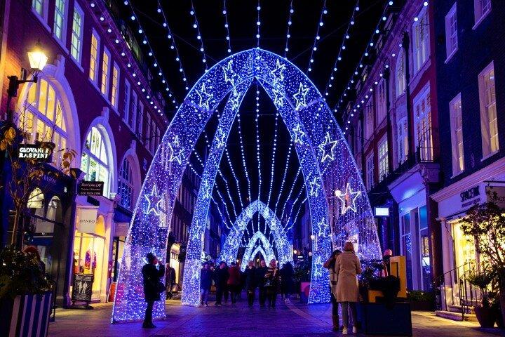 London Christmas Lights Self Guided Walking Tour