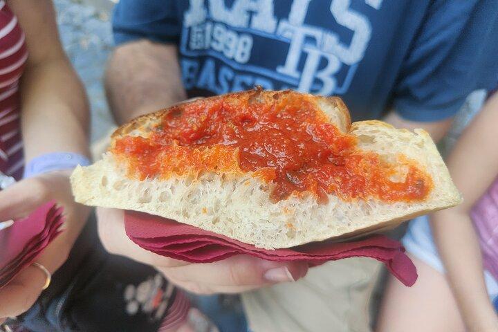 Private Rome Street Walking Food and History Tour up to 8