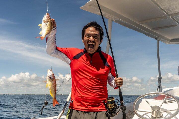 Visavontuur in Puerto Morelos met een 26-voet boot