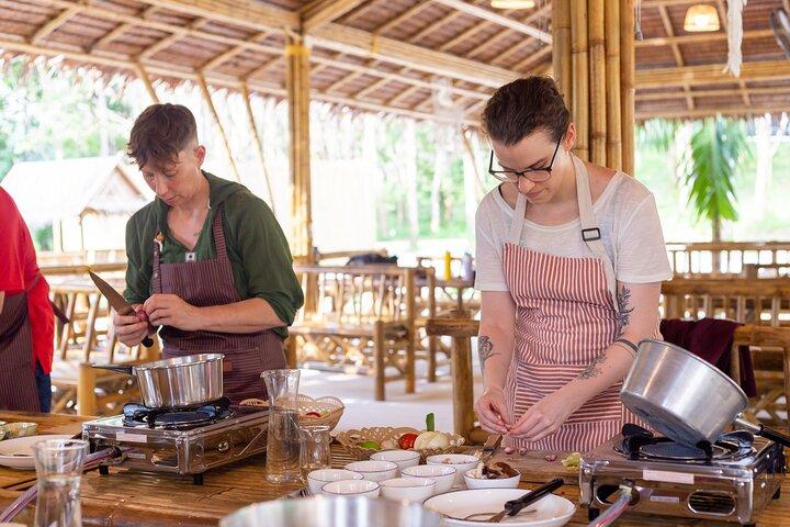 Khao Lak Elephant Sanctuary, Rubber Tapping & Coconut Cooking