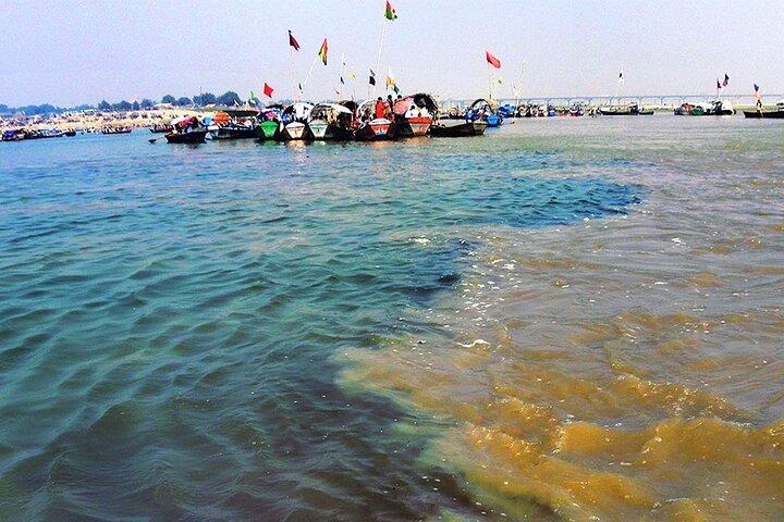 Prayagraj-dagstur (Triveni Sangam) fra Varanasi