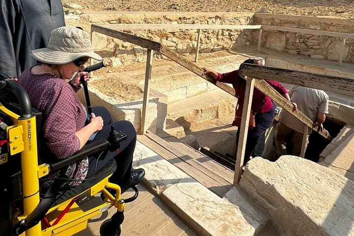 Pyramids Secrets with Wheelchair Accessible Full Day Tour