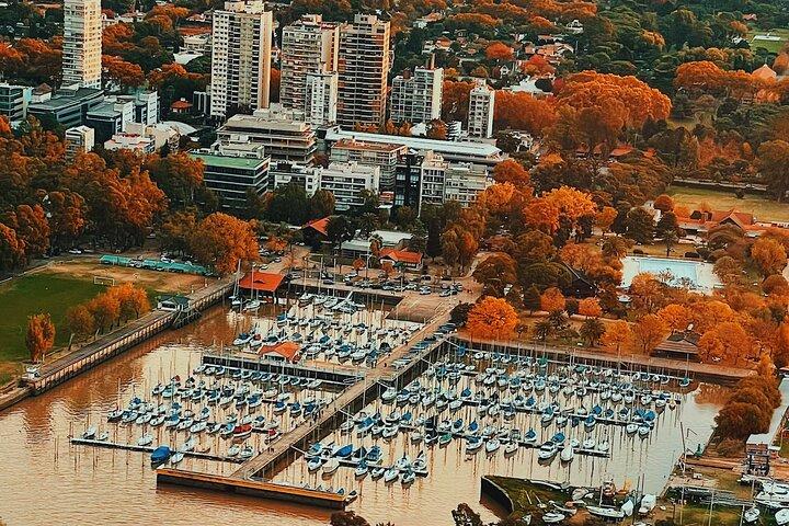Helitour over the City of Buenos Aires and lunch in the delta