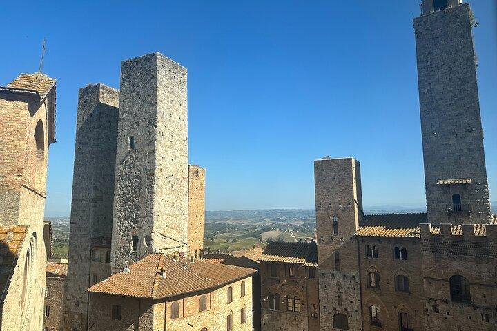 Kindvriendelijke dagtour Siena en San Gimignano vanuit Florence met chauffeur & gids