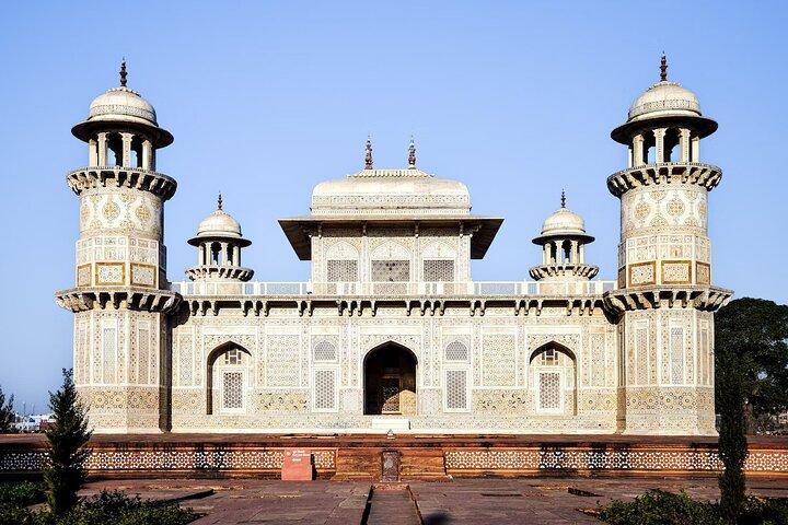 Ohne Anstehen: Tagestour zum Taj Mahal und Agra bei Sonnenaufgang ab Jaipur