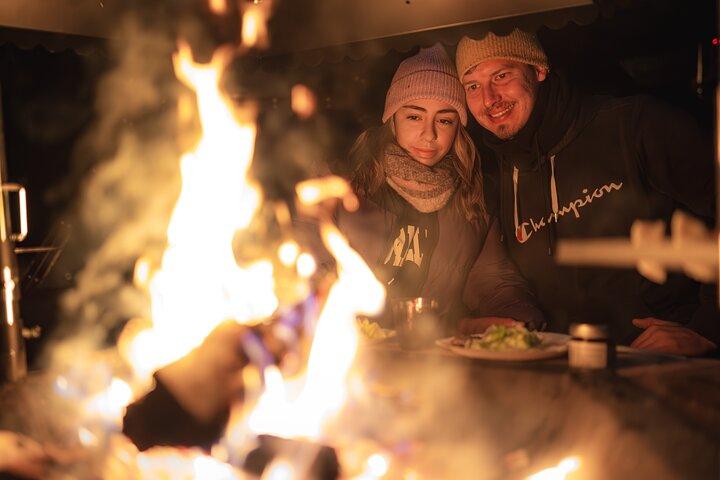 Dîner avec chasse aux aurores boréales à Rovaniemi