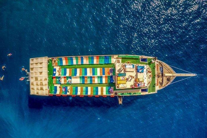 ティヴァット/コトルから: 丸ごとボカ湾ガイド付きクルーズ、快適な船