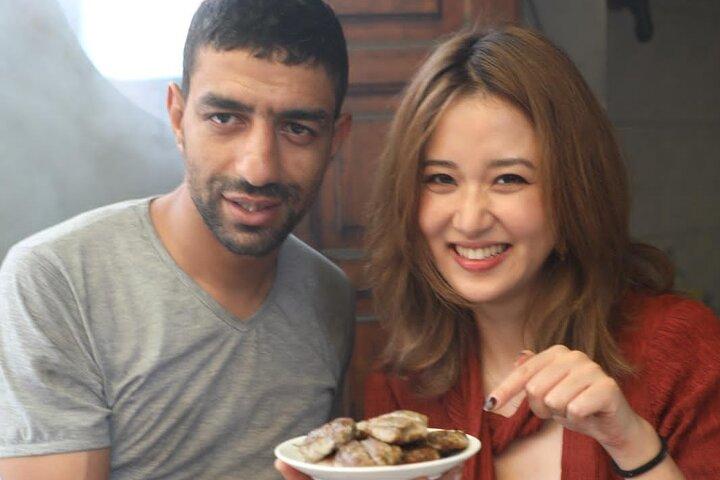 Autêntica comida de rua em Marrakech Excursão guiada à noite