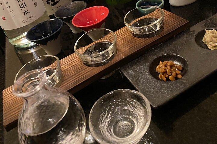 Degustación de sake Shinjuku y experiencia de maridaje de aperitivos Japonés