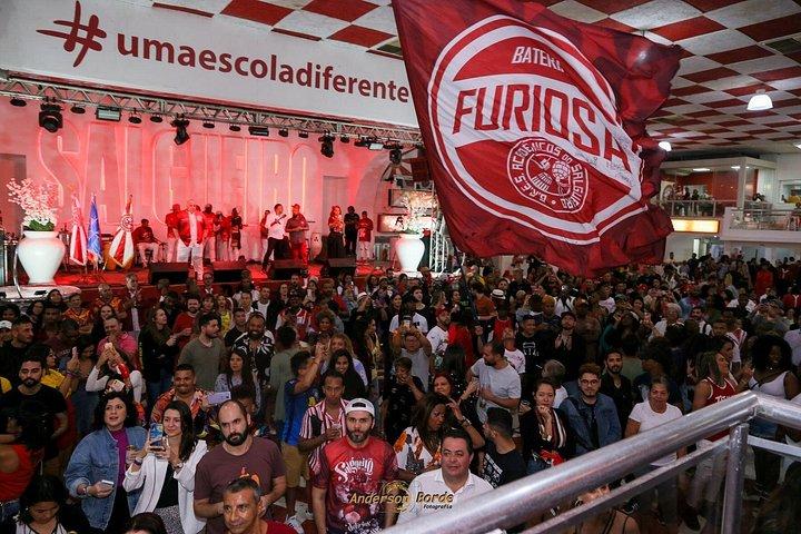Behind the scenes at a Samba School and learn to play an instrument